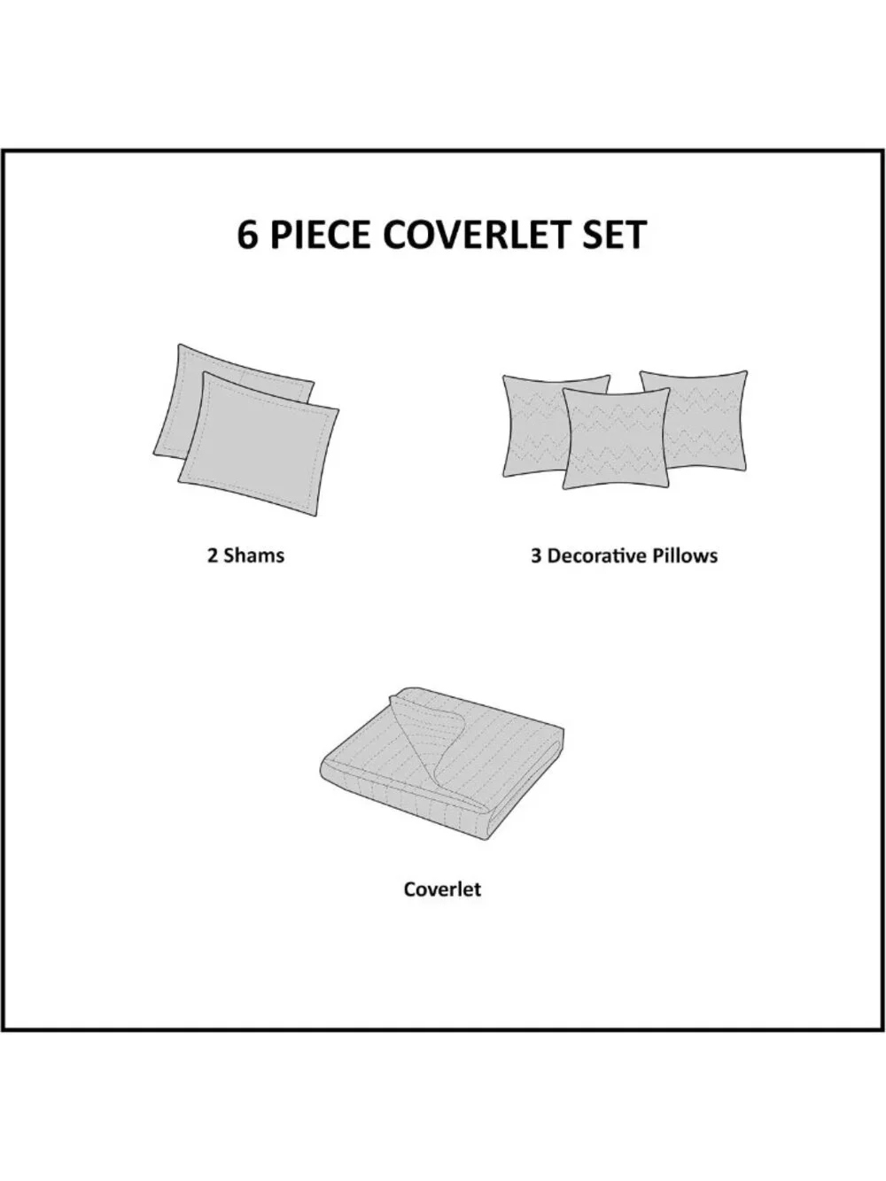 Cozy Plaid Quilt Set, 6PC King/Cal King Bedding, Cabin Style Home Decor